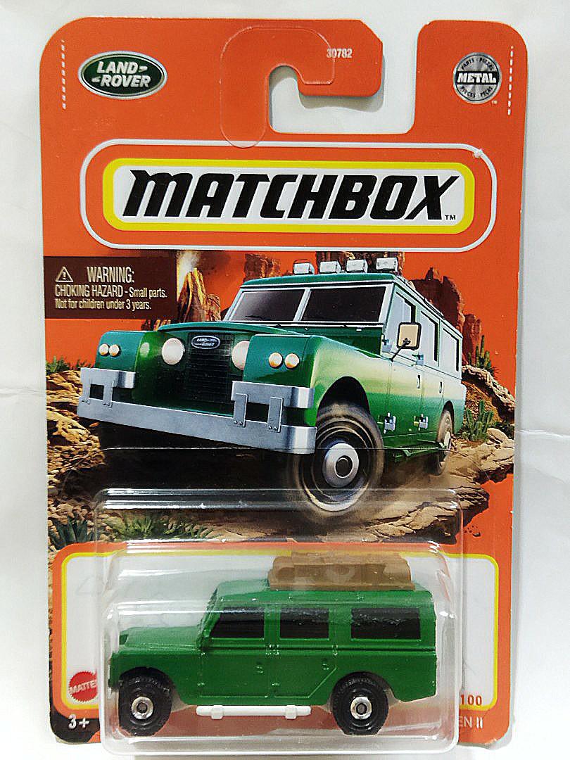 2021 MATCHBOX 1965 LAND ROVER GEN II WITH CLOSED ROOF RACK 91/100 MODEL CAR