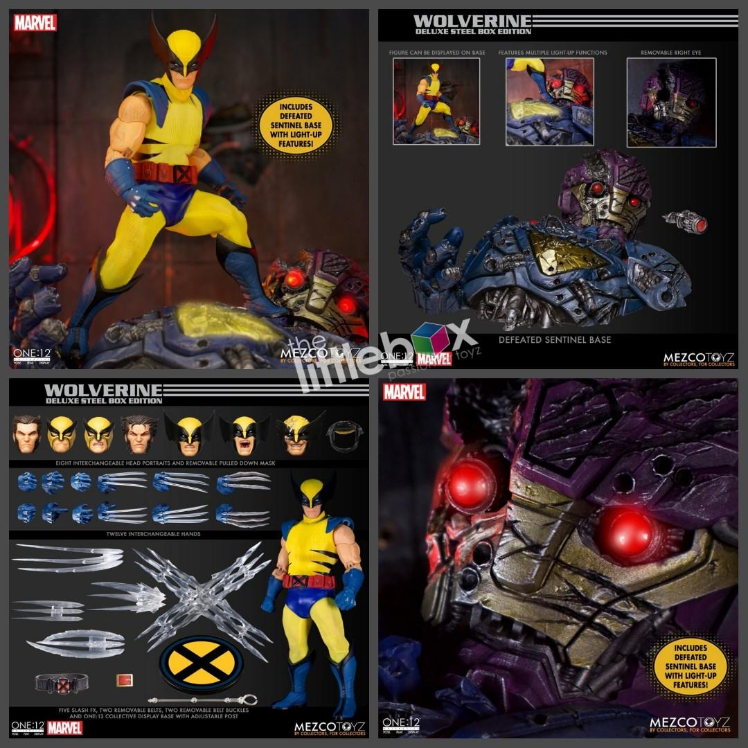 Wolverine Deluxe Steel Box Edition Figurine 1/12 Marvel Universe Mezco 16 Cm 696198765366 Kingdom Figurine 14