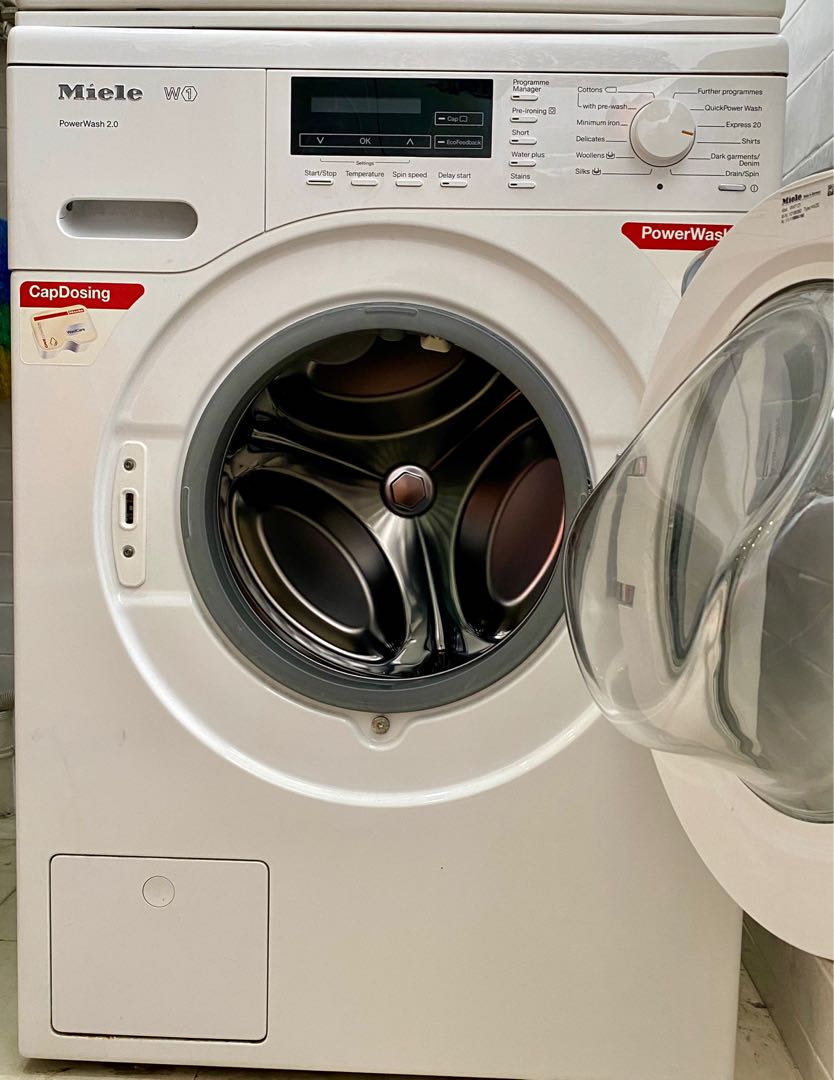 Miele Powerwash 2.0 W1 8Kg, Tv & Home Appliances, Washing Machines And  Dryers On Carousell