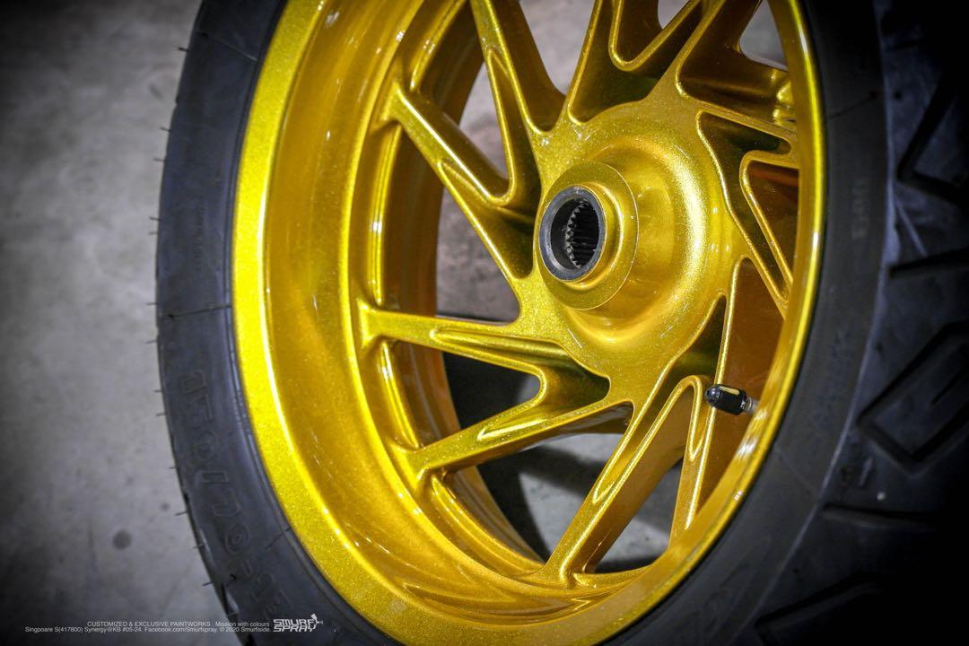 Motorcycle Rims Spray Services, Motorcycles, Motorcycle Accessories on