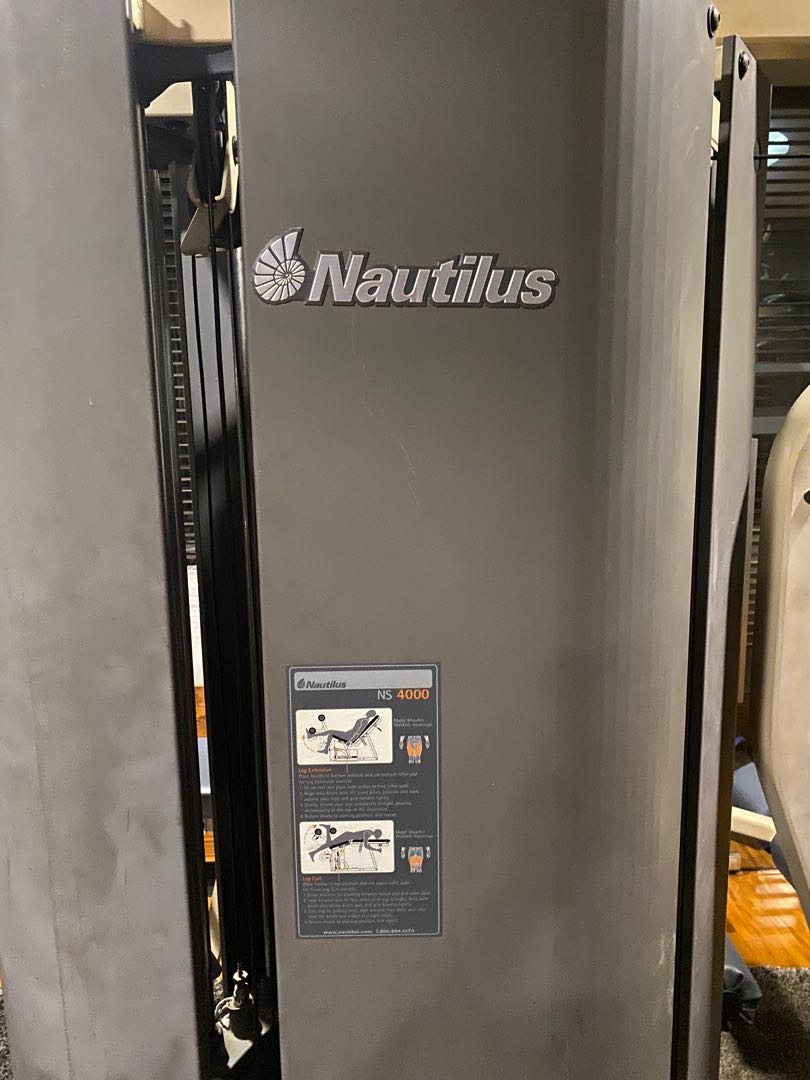 Nautilus multi exercise machine clearance