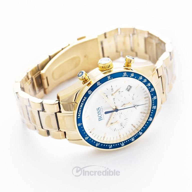 NEW Hugo Boss Trophy Bracelet Chronograph Mens Watch 44 mm