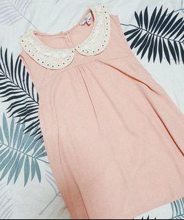 peter pan collar top new look