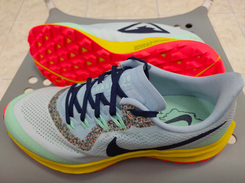Nike zoom pegasus 36 trail men's shoes aura/blue hot sale