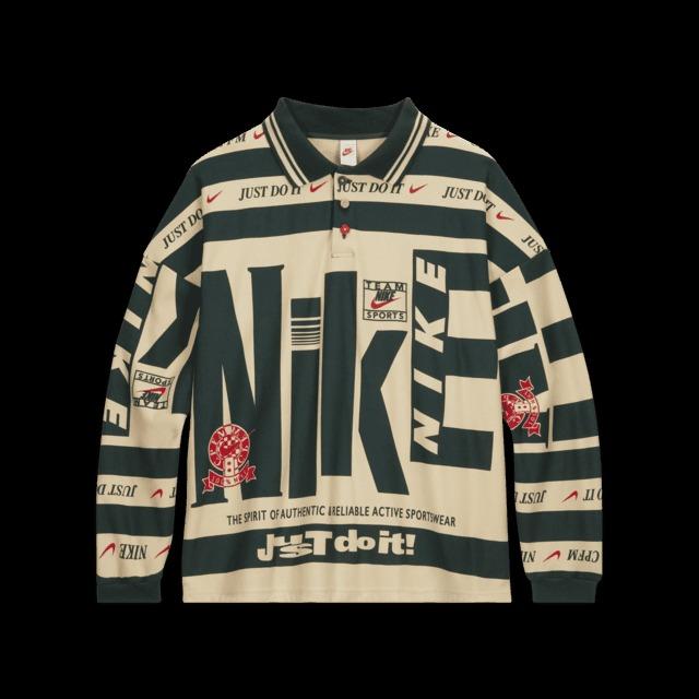 Nike x cactus plant flea market long sleeve polo natural clearance