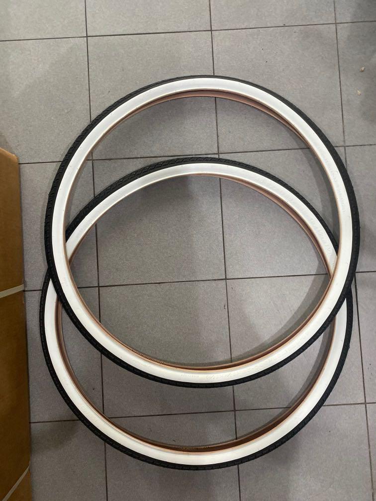 700c white tires hot sale
