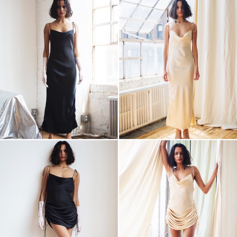 Orseund iris top drawstring dress