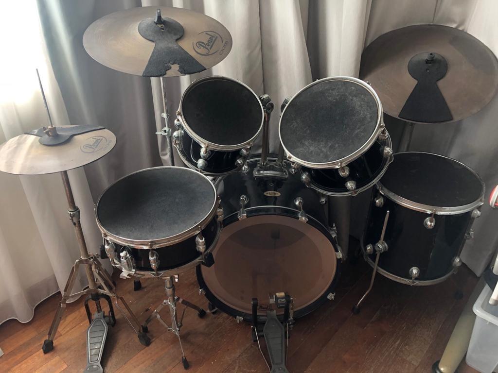 pearl-target-drum-kit-with-pearl-cx200-cymbals-hobbies-toys-music