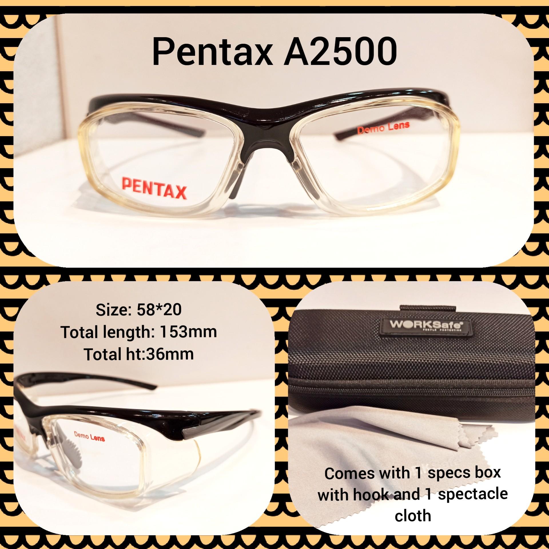 Pentax safety frame with safety lens package, Men's Fashion, Watches