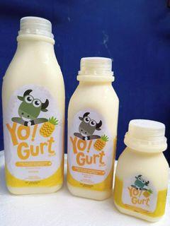Pineapple yogurt milk (1L, 500ml, 200 ml)