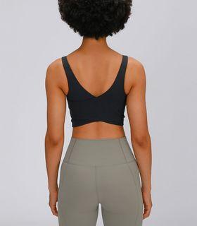 PO- High line align padded cropped top