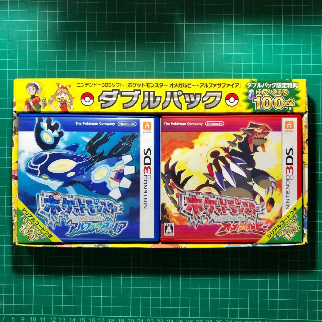 Pokemon Omega Ruby Alpha Sapphire Double Pack Japan For Nintendo 3ds Video Gaming Video Games On Carousell