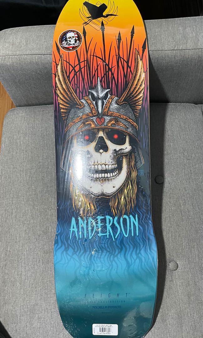 Powell Peralta Pro Andy Anderson Heron Flight® Skateboard Deck - 8.45 x 31.8