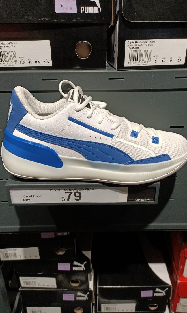 Puma clyde top hardwood blue