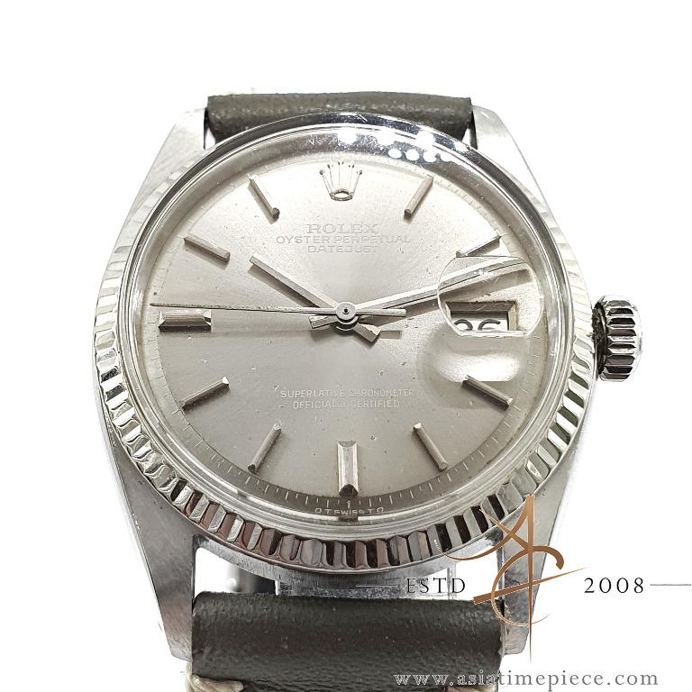 Rare Rolex Datejust 1601 Ghost Grey Sigma Dial Vintage Watch (1967