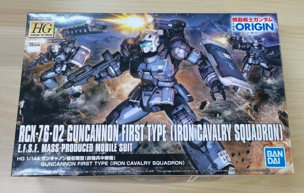 Rcx 76 02 Guncannon First Type Iron Cavalry Squadron Gundam Origin Hg 1 144 Gunpla Bandai Toys Games Action Figures Collectibles On Carousell