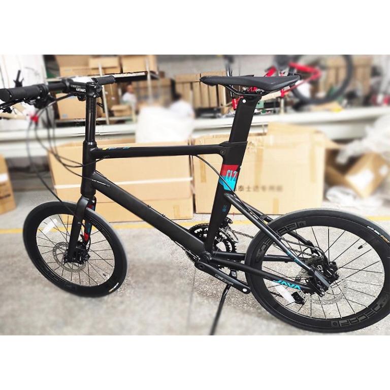 JAVA CL2 Mini Velo 18 SPEED HYDRAULIC DISC BRAKE AERODYNAMIC FRAME 451 WHEELSETS