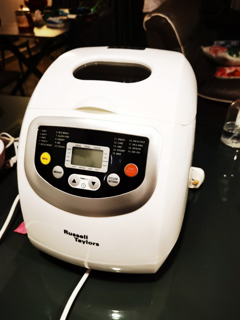 Russell taylor bread maker hotsell