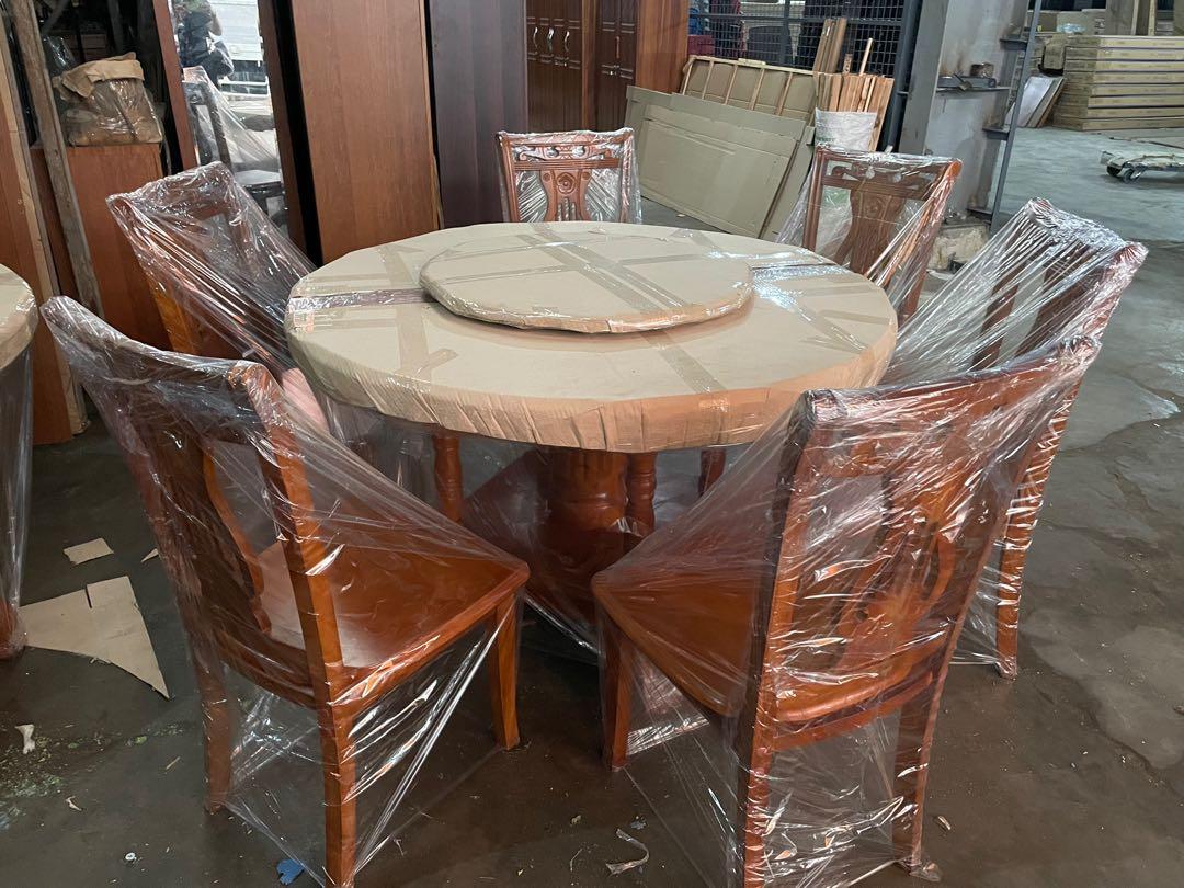 Round Dining Set With Table Top 6, Round Dining Table Sets Clearance