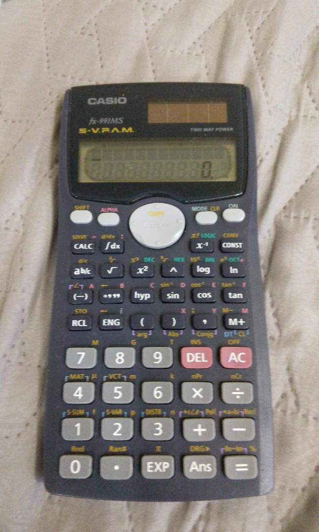 CASIO SCIENTIFIC CALCULATOR two way power Hobbies Toys