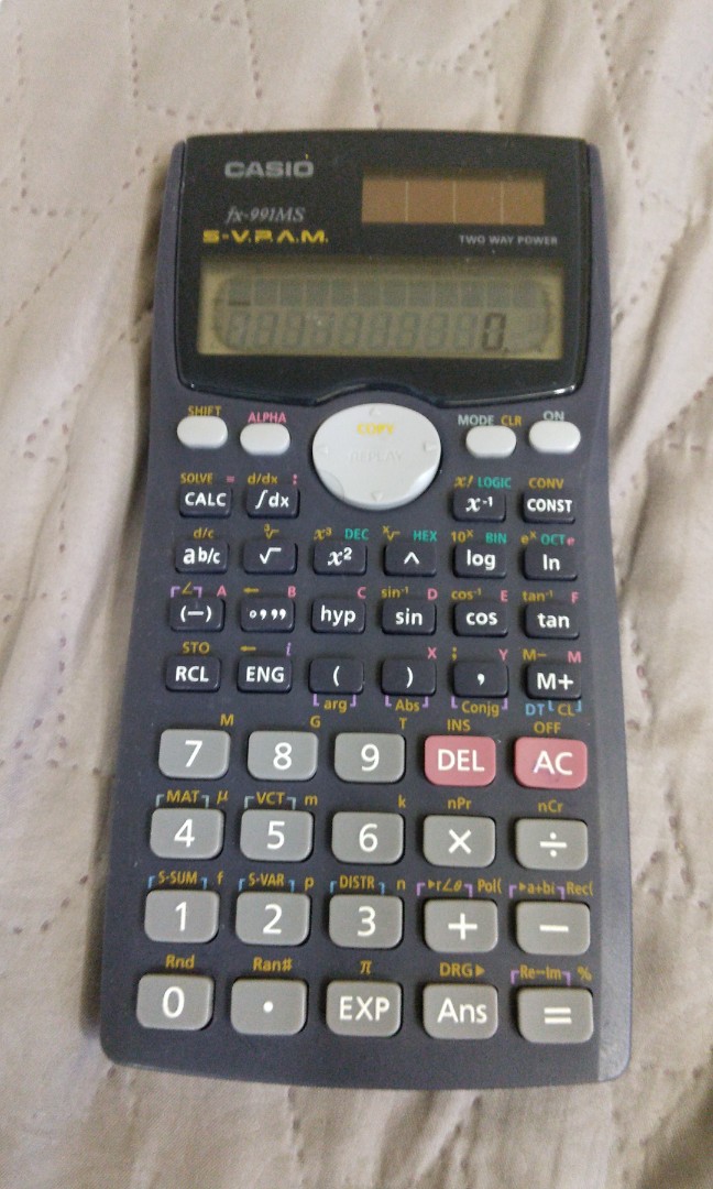 CASIO SCIENTIFIC CALCULATOR (two way power), Hobbies & Toys, Stationery