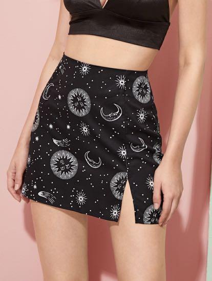 Shein black skirts