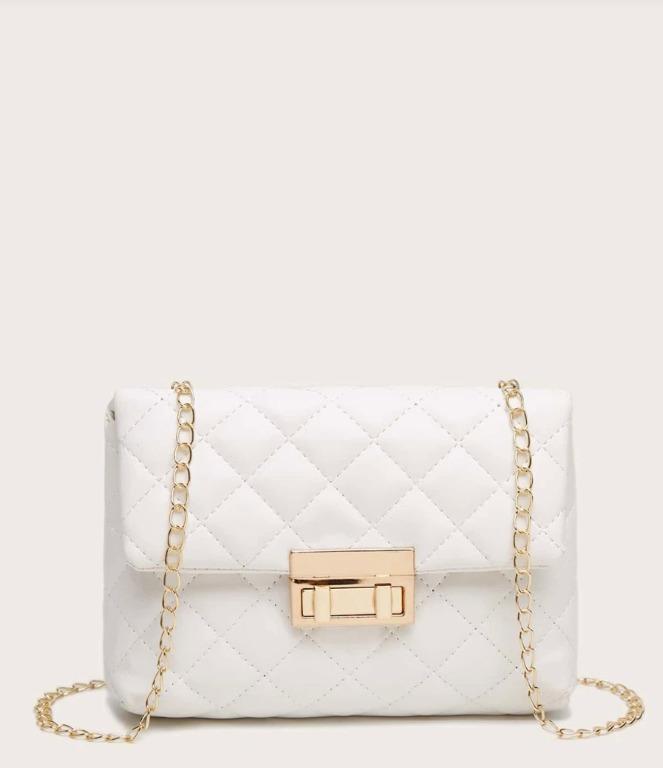 White cheap purse shein