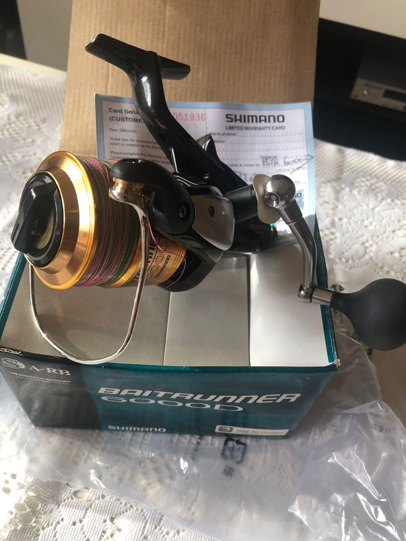 Shimano Baitrunner Spinning Reel For Sale, Sports Equipment, Fishing on  Carousell