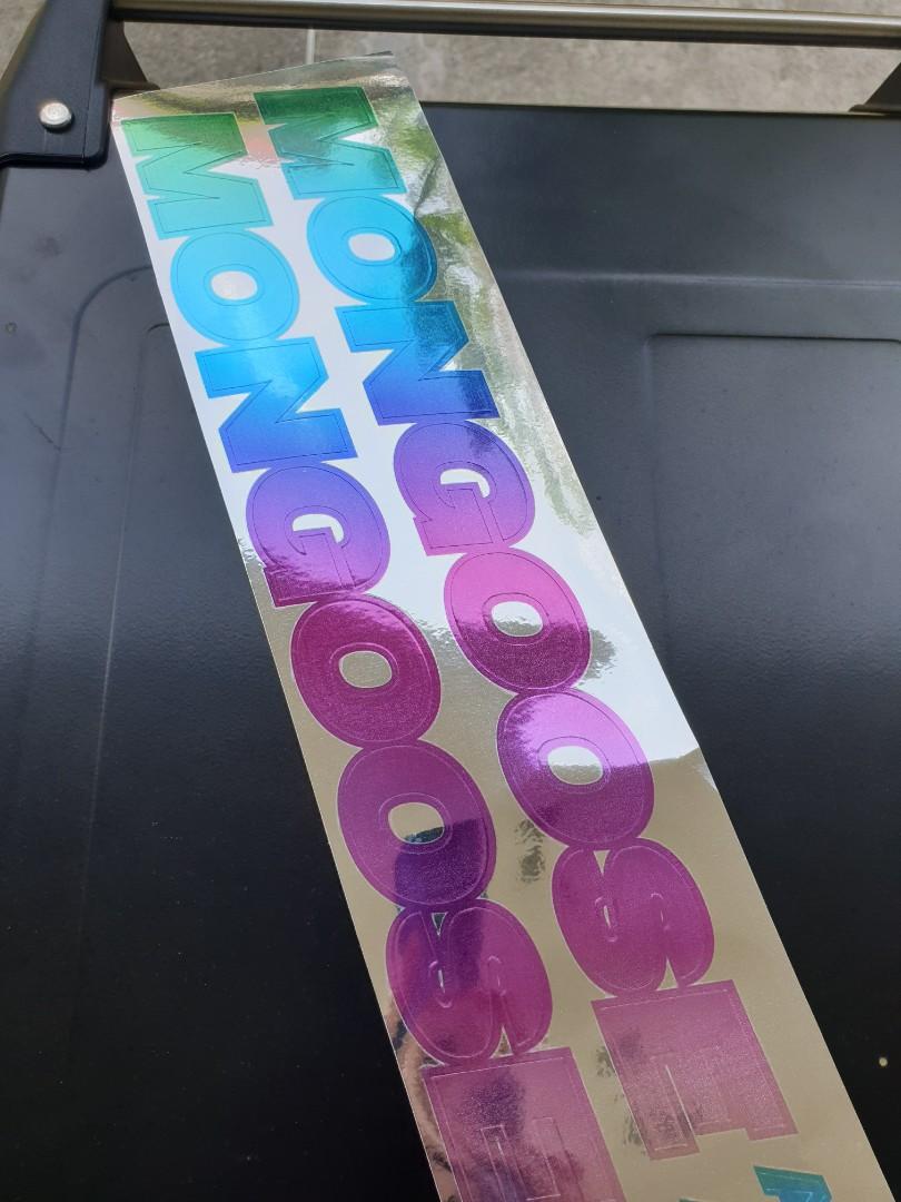 Sticker Labels Sticker Chrome Sticker Decal, Hobbies & Toys, Stationery