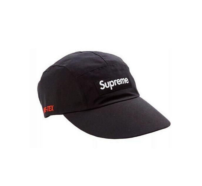 Supreme Gore-tex Long Bill Camp Cap Goretex Black 帽, 男裝, 手錶及