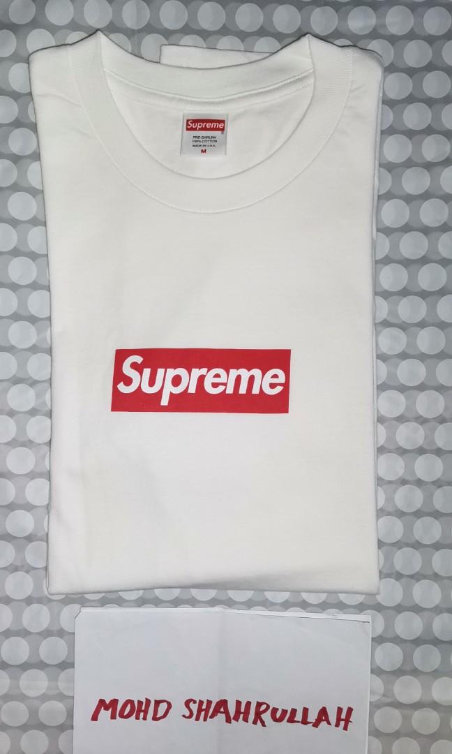 Supreme long online sleeve box logo