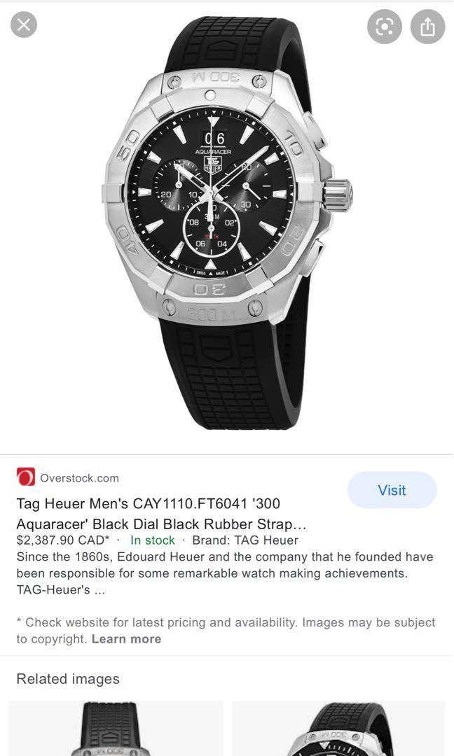 Overstock tag outlet heuer