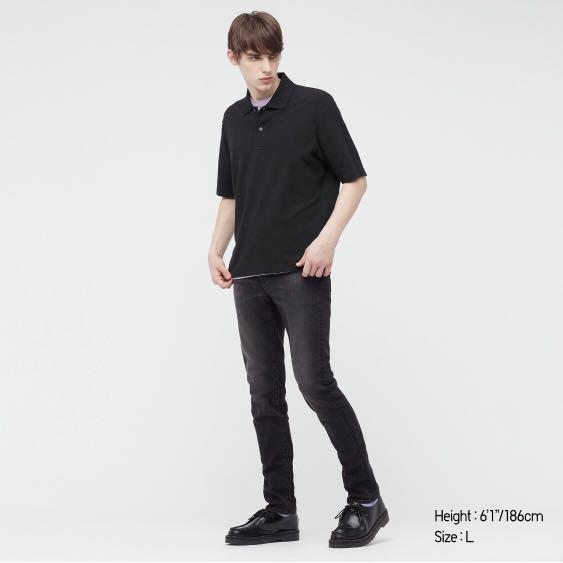 Uniqlo cotton pique oversized polo tee shirt, Men's Fashion, Tops u0026 Sets,  Tshirts u0026 Polo Shirts on Carousell