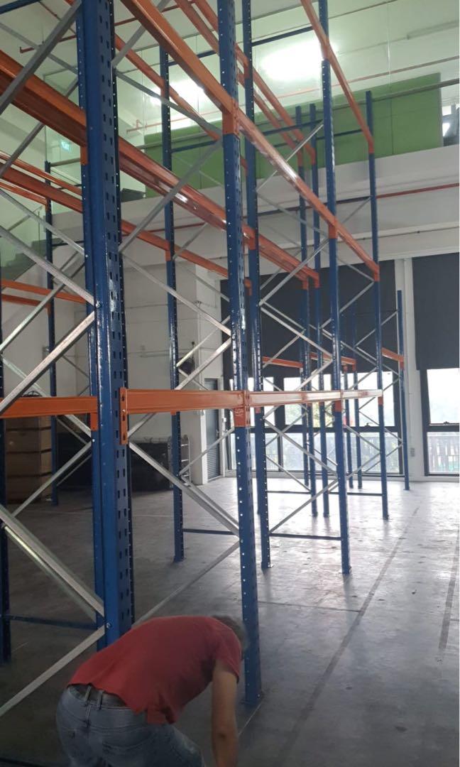 Used Heavy Duty Racking System, Everything Else on Carousell