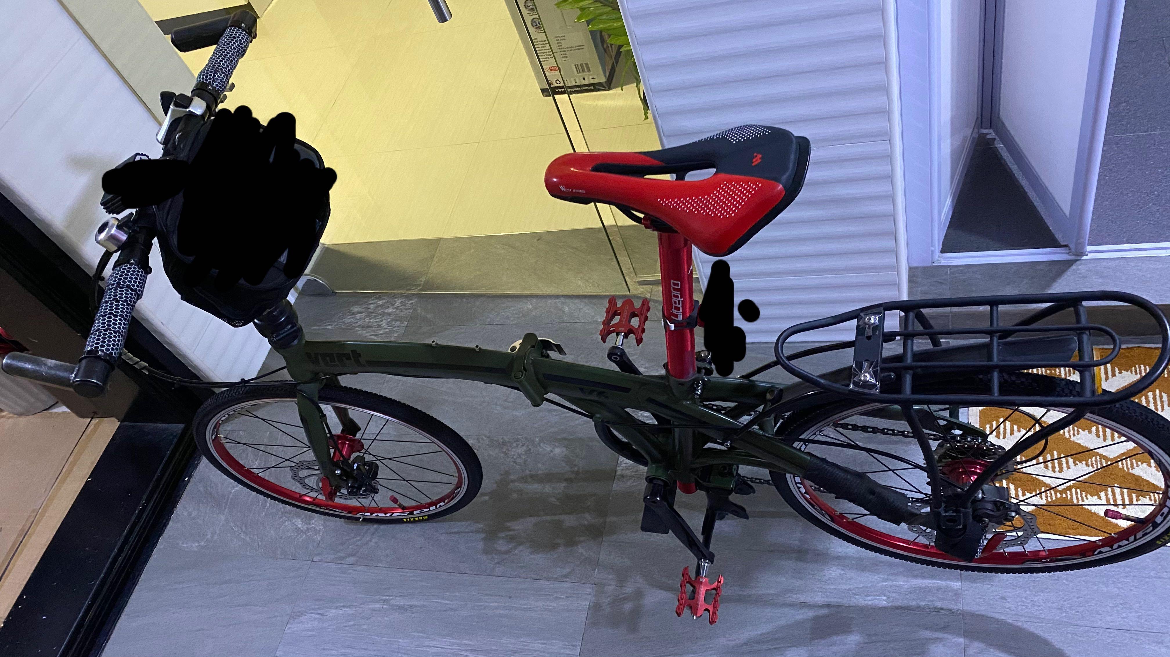Vert Folding Bicycle Bike Sports Equipment Bicycles Parts Bicycles on Carousell