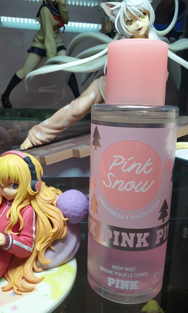  Victoria's Secret Pink Pink Snow Mist for Women, 8.4 Ounce (Pink  Snow)