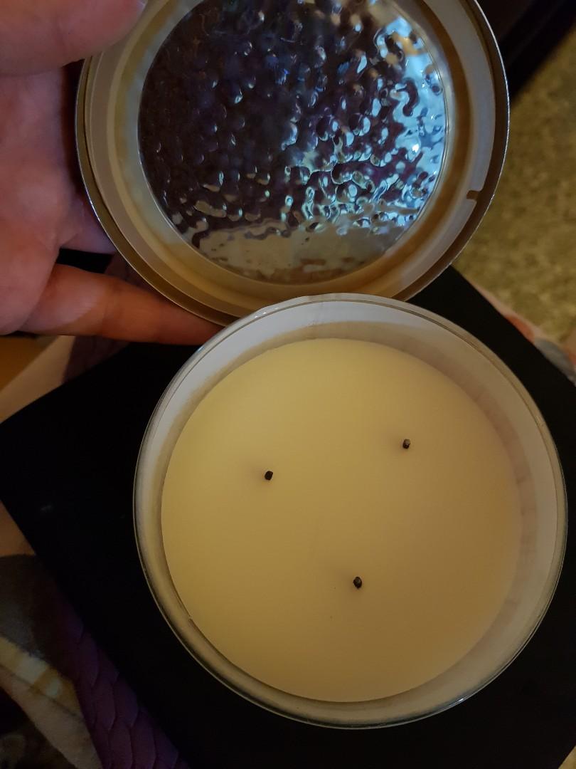 White Barn 3Wick Candle Tea & Lemon Candle, Furniture & Home Living