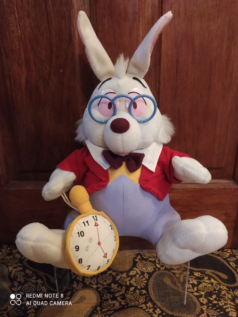 Alice in online wonderland stuffed rabbit