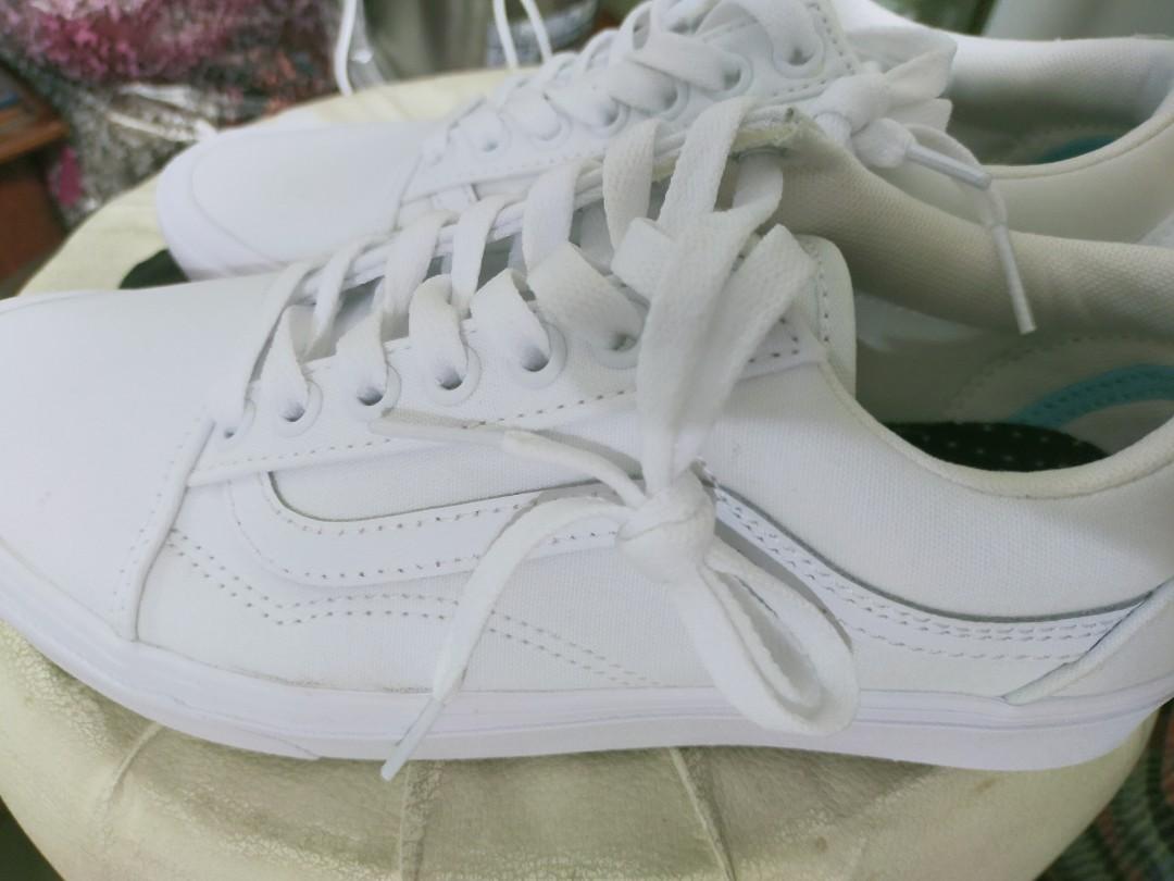 White vans clearance size 8.5