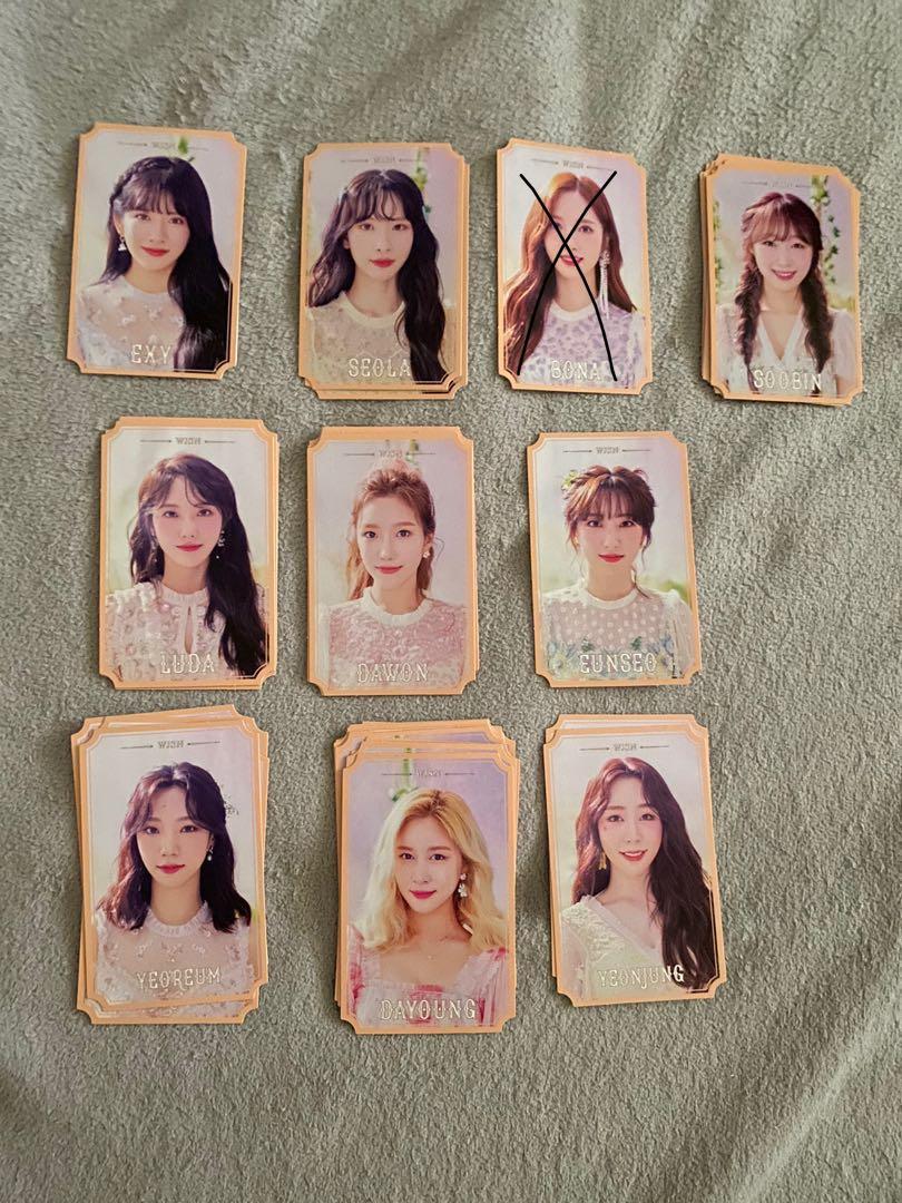 WJSN NEVERLAND BUTTERFLY PHOTOCARD LYRICS CARD, Hobbies & Toys