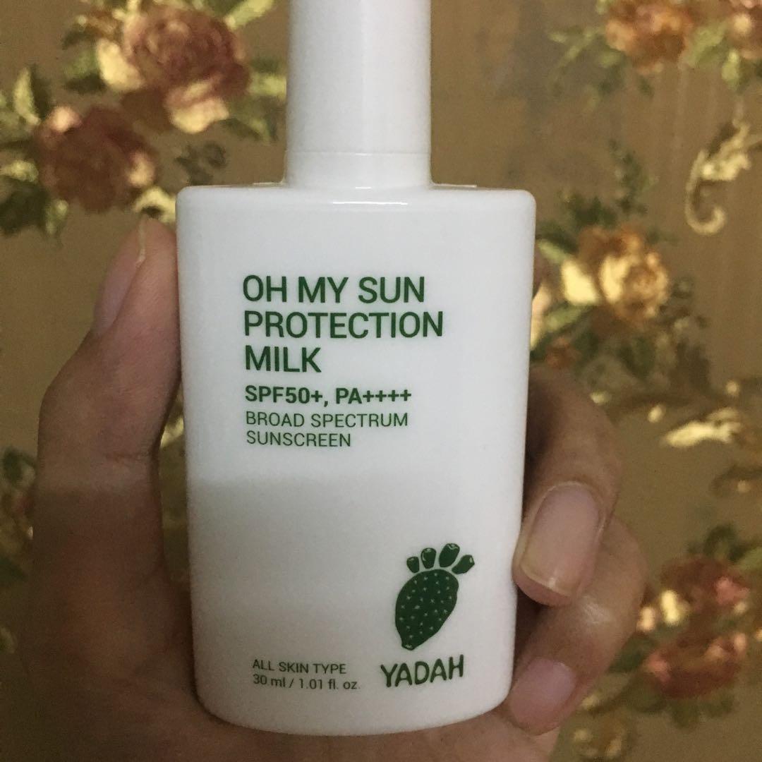 Yadah Oh My Sun Protection Milk Health Beauty Skin Bath Body On Carousell