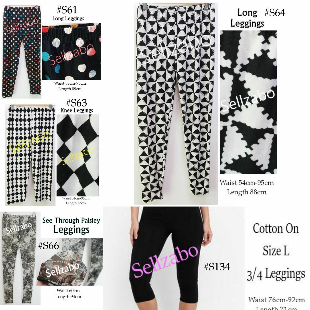 Leggings with designs on the bottom clearance