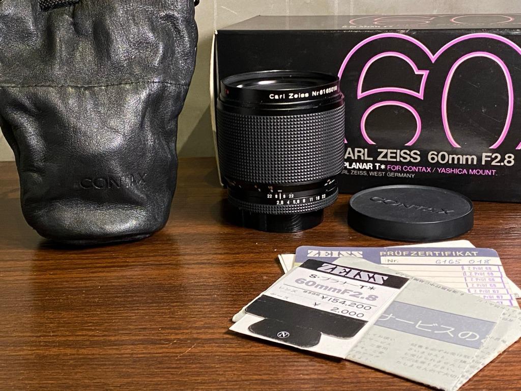 C Normal] CONTAX Carl Zeiss S-Planar 60mm f/2.8 T* AEG Lens From