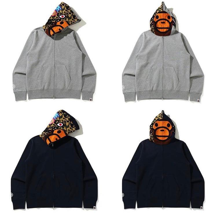 預訂bape 本週新作 Milo Shark Full Zip Hoodie 預購on Carousell