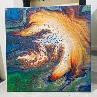 66. Abstract Painting On Canvas Acrylic Painting Acrylic Pouring
