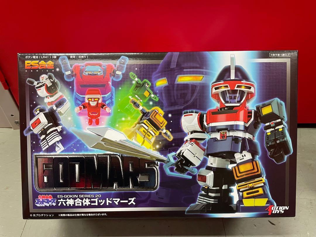 ACTION TOYS ES合金ES-GOKIN SERIES 20 GODMARS Q版六神合體不連魔神岩