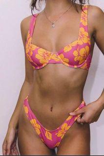 Adler Orange-Pink Swimsuit 2 Piece