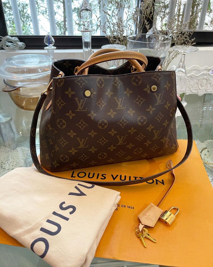 Louis Vuitton - Louis Vuitton Montaigne MM - Authentic w/ Entrupy  Certificate on Designer Wardrobe