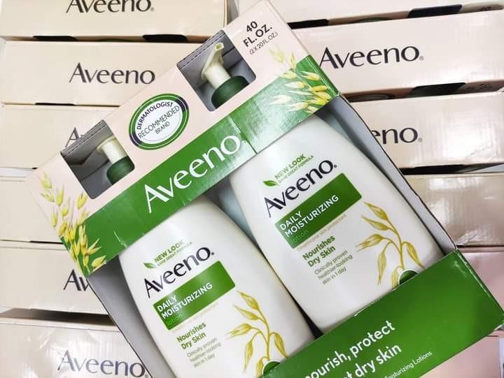 Aveeno lotion shop set