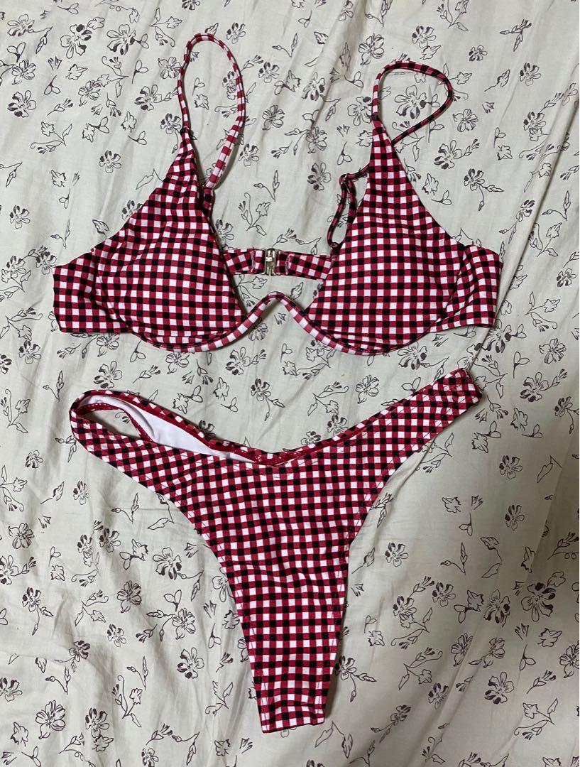 Zaful checkered bikini new arrivals